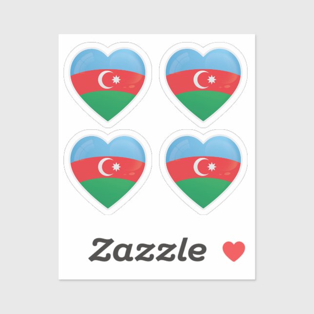 Azerbaijan Love Flag (Sheet)