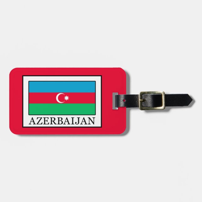 Azerbaijan Luggage Tag (Front Horizontal)