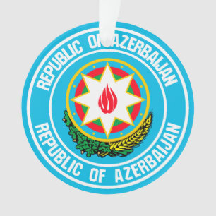 Azerbaijan Round Emblem Ornament