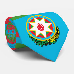 Azerbaijani Flag and National Emblem, Azerbaijan Tie
