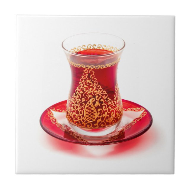 Azerbaijani tea tile (Front)