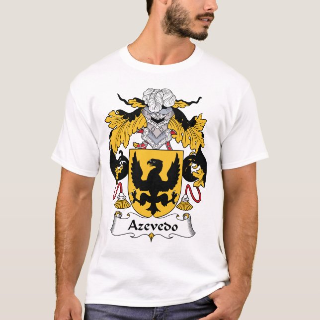 Azevedo Family Crest T-Shirt (Front)
