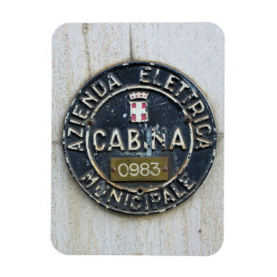 Azienda Electrica Municipale Cabina -Milano, Italy Magnet