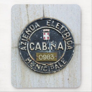 Azienda Electrica Municipale Cabina -Milano, Italy Mouse Mat