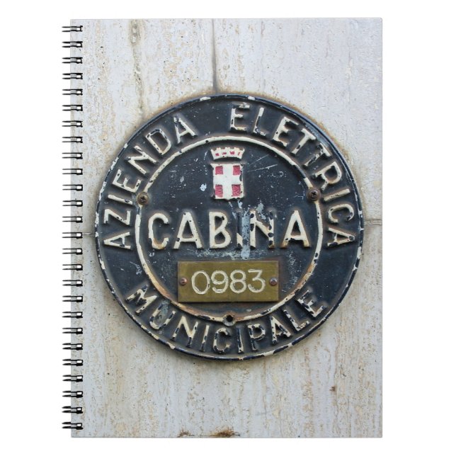 Azienda Elettrica Municipale - Cabina - Milano Notebook (Front)