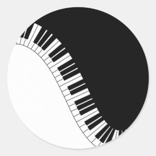 Aziza Keyboard Instruments Classic Round Sticker