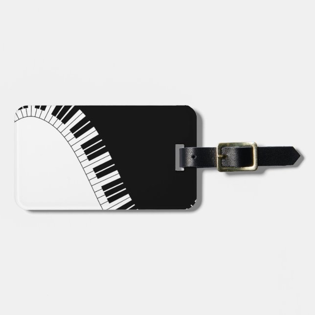 Aziza Keyboard Instruments Luggage Tag (Front Horizontal)
