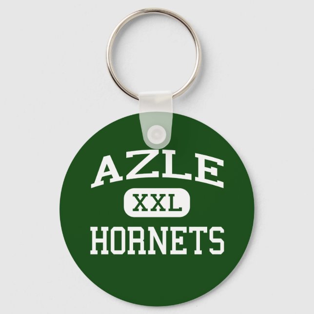 Azle - Hornets - Azle High School - Azle Texas Key Ring (Front)