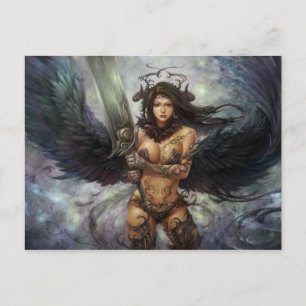 Azmodeus Dark Angel "Sunilda", Postcard