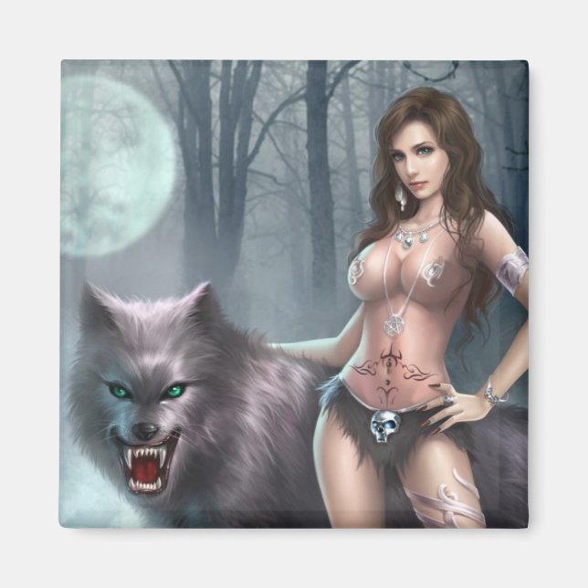 Azmodeus Lycan Queen, Magnet (Front)