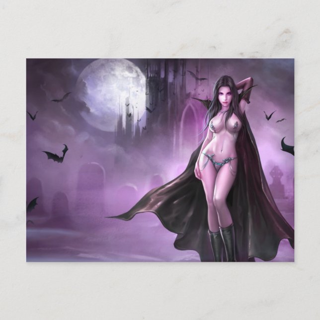 Azmodeus Vampire Queen, Postcard (Front)