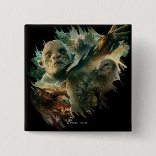 Azog, Narzug, and Bolg Graphic 15 Cm Square Badge
