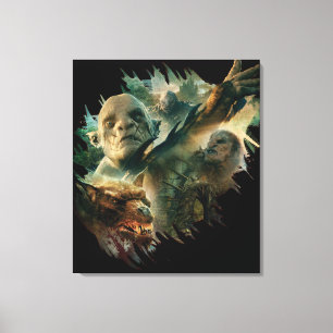 Azog, Narzug, and Bolg Graphic Canvas Print