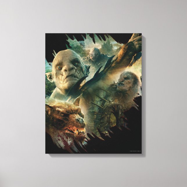 Azog, Narzug, and Bolg Graphic Canvas Print (Front)