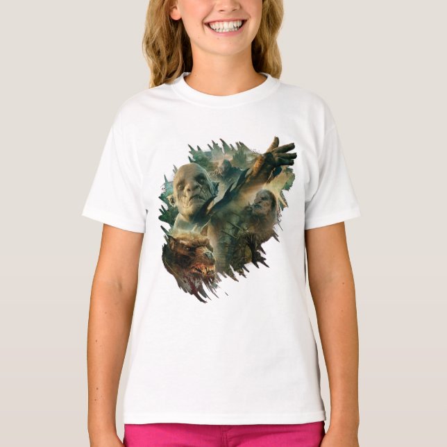Azog, Narzug, and Bolg Graphic T-Shirt (Front)