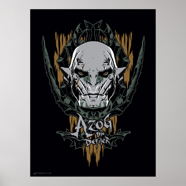 Azog The Defiler Poster (Front)