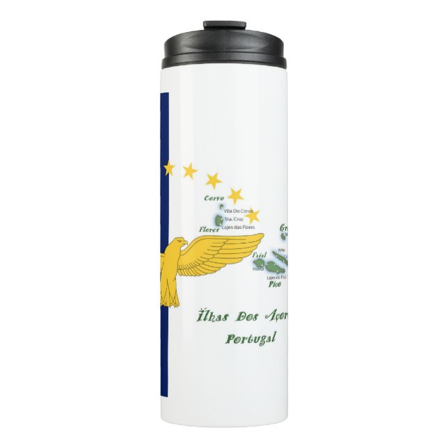 Azorean designs thermal tumbler (Front)