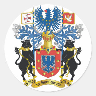 azores emblem classic round sticker