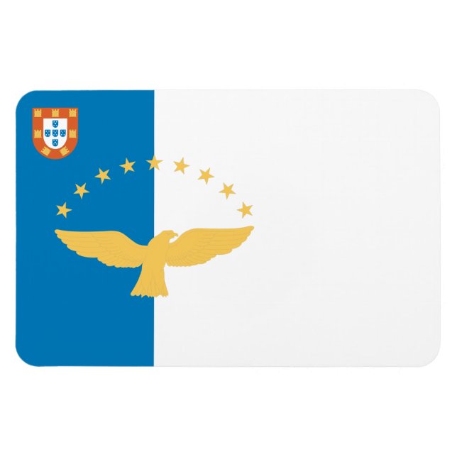 Azores Flag Magnet (Horizontal)
