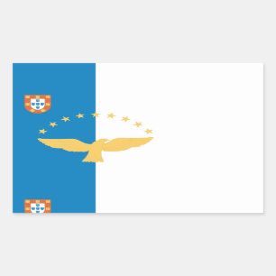 Azores Flag Rectangular Sticker