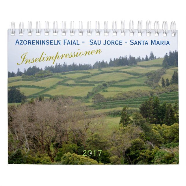 Azores for holidays calendar (Cover)