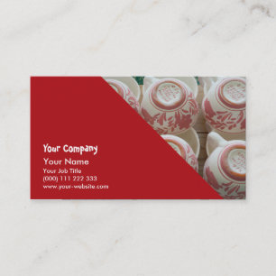 Azores handpainted pottery business card