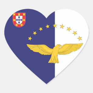 azores heart sticker