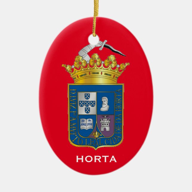 Azores- Horta Faial Christmas Ornament (Front)