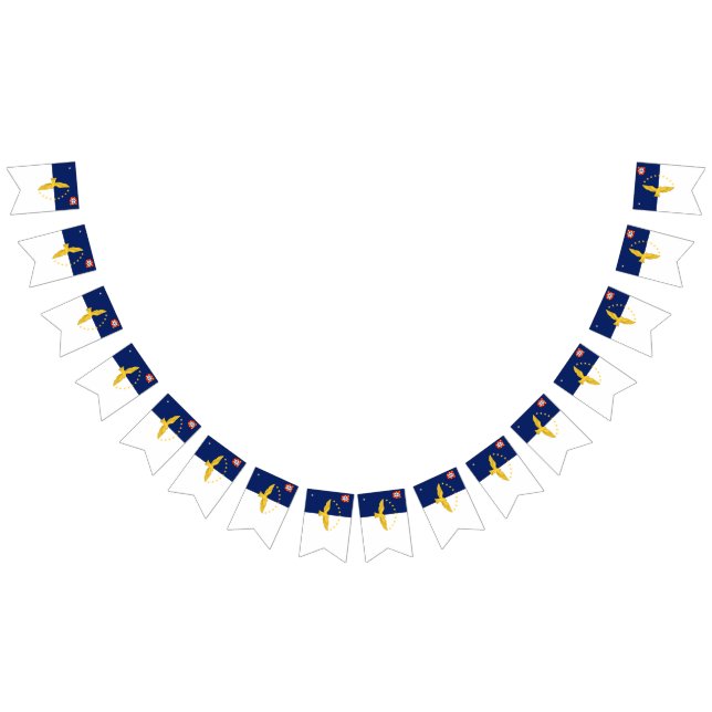 Azores islands flag bunting banner (All)