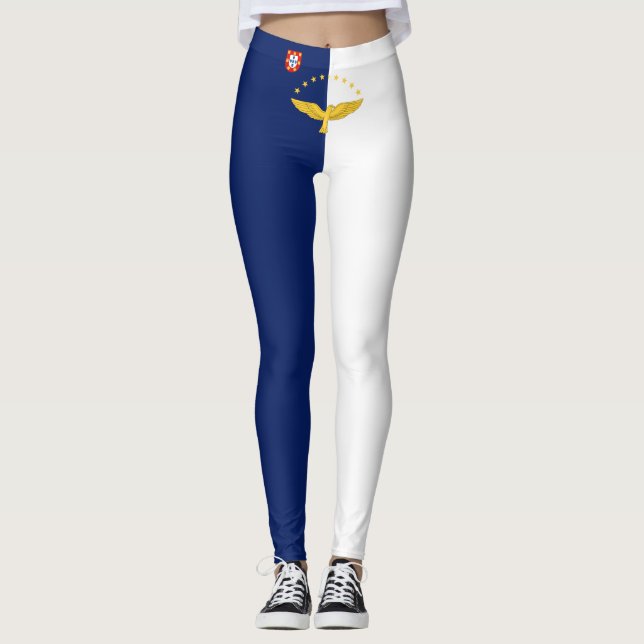 Azores islands flag Leggings (Front)