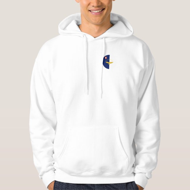 Azores islands flag T-Shirt Hoodie (Front)
