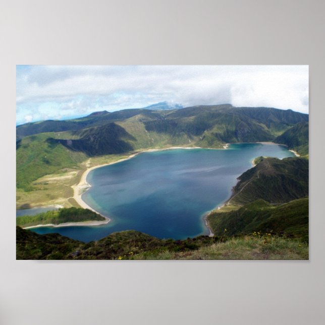 Azores Islands  Lagoa do Fogo Poster (Front)