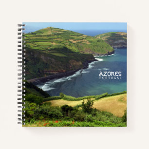Azores islands photo, Portugal Notebook