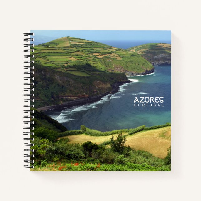 Azores islands photo, Portugal Notebook (Front)