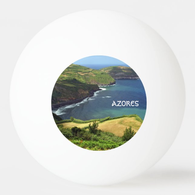 Azores Islands photo, Portugal Ping Pong Ball (Front)