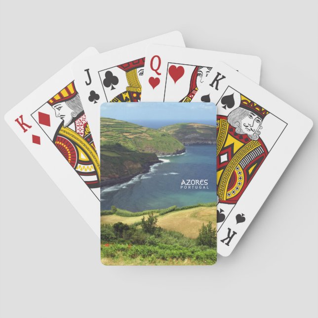 Azores islands photo, Portugal Playing Cards (Back)