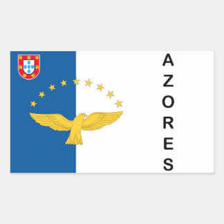 Azores Islands Portugal Flag Stickers