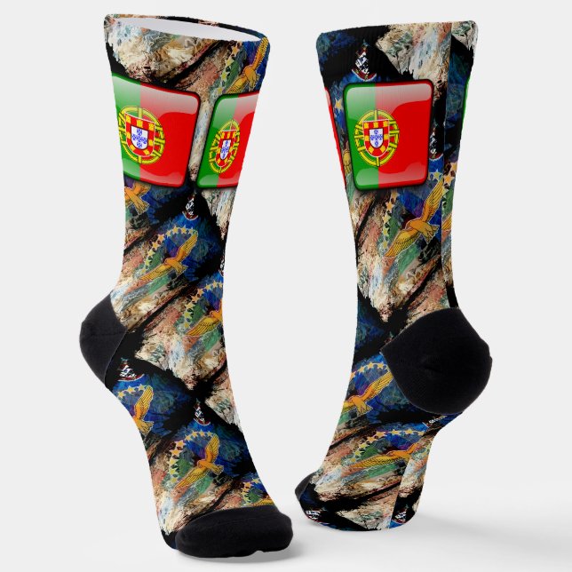 Azores islands, Portugal Socks (Angled)