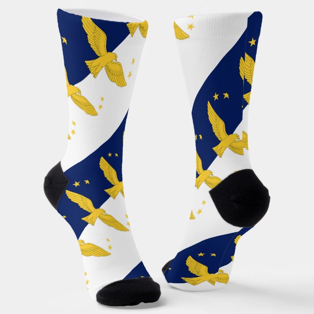 Azores islands, Portugal Socks (Angled)