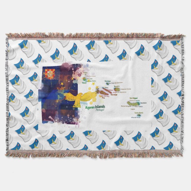 Azores islands, Portugal Throw Blanket (Front)