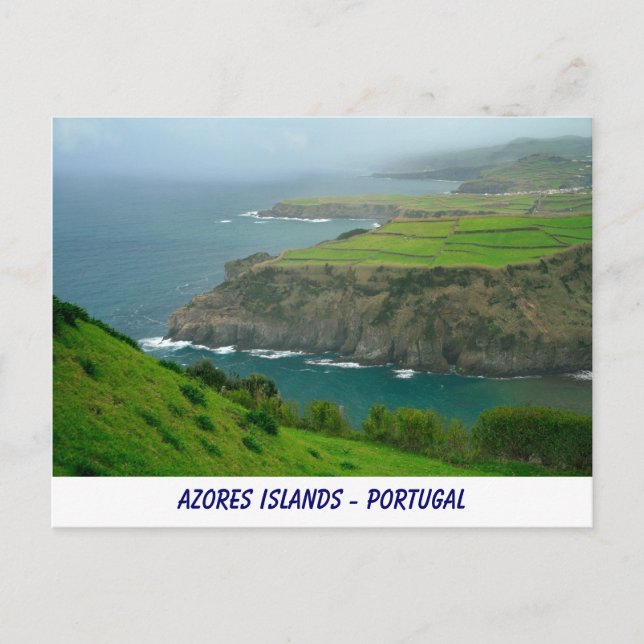 Azores Islands Postcard (Front)