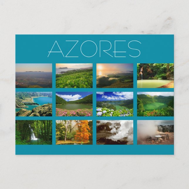 Azores Landscapes Postcard (Front)