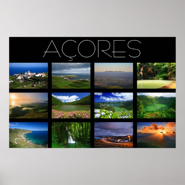 Azores Landscapes Poster (Front)