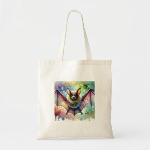 Azores Noctule Bat 090724AREF122 - Watercolor Tote Bag
