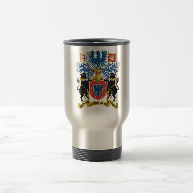 Azores (Portugal) Coat of Arms Travel Mug (Center)