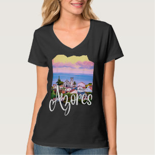 Azores Portugal Portuguese Roots Azores Souvenirs T-Shirt