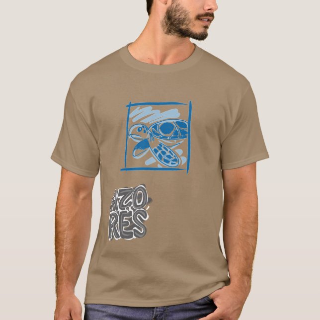 Azores Turtle T-Shirt (Front)