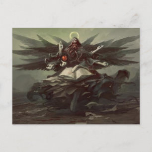 Azrael Angel of Death Postcard