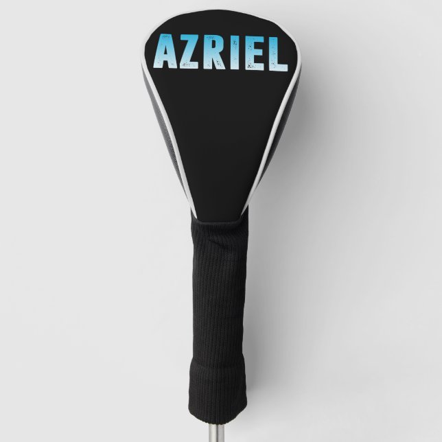 Azriel name golf head cover (Front)