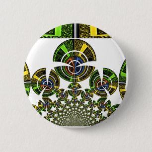 Aztec 6 Cm Round Badge